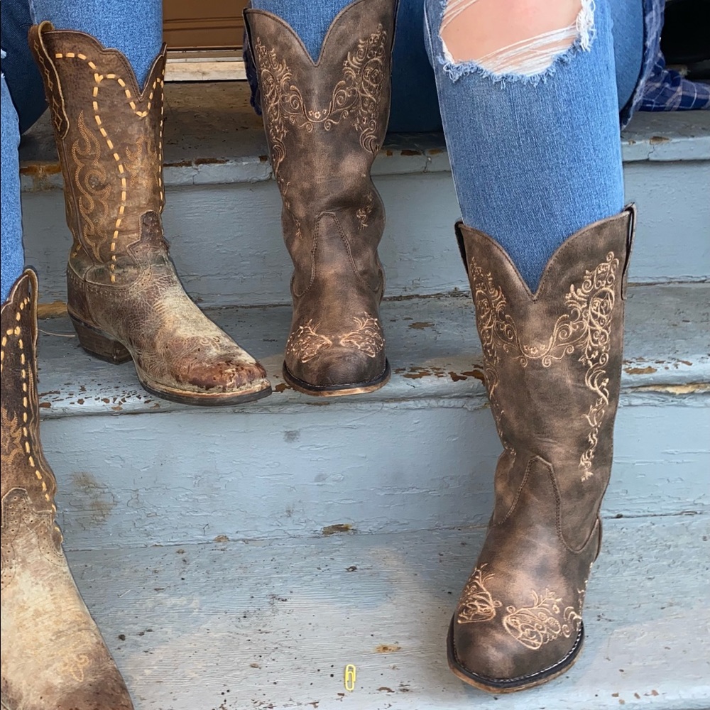 ROPER Western Cowboy Embroidered Boot